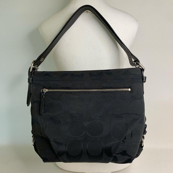 Vintage black Coach shoulder and - Picture 1 of 8
